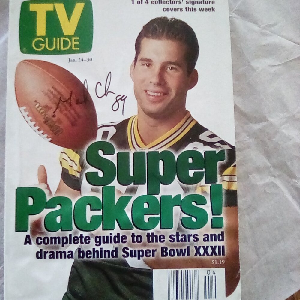 Green Bay Packers collector's TV Guide